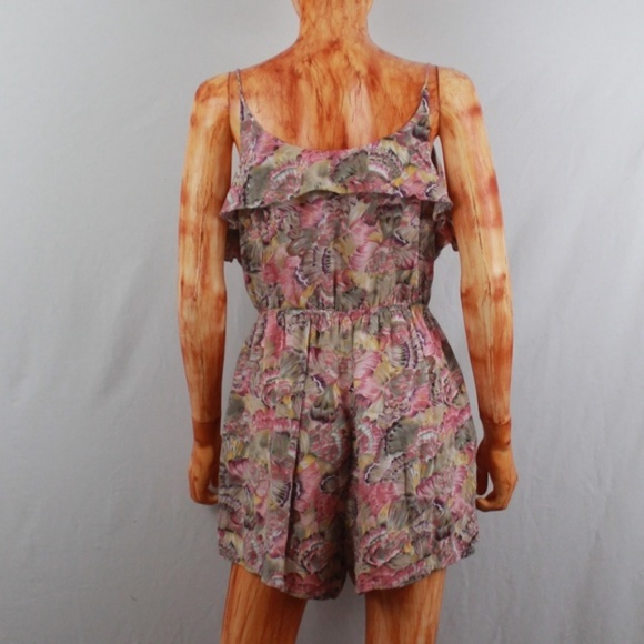 ZIMMERMANN | spaghetti strap floral ruffle romper - Picture 4 of 6